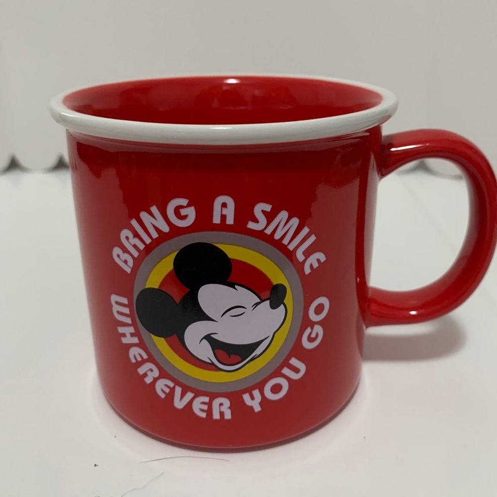 Hallmark Red Mug with Mickey Mouse Graphic